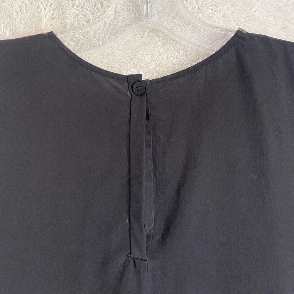 Diane Von Furstenberg Sleeveless Silk Colorful Top M Natural Classic Blouse - Picture 5 of 9